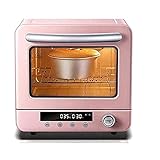 ZHZHUANG Küchen-Toaster-Ofen 20L-Ofen Einstellbare Temperatur 26-230 ℃ Und 120 Minuten Timer 1300W Smart Display/Zyklon/Heißluftkreislauf/Wasserbad Dämp