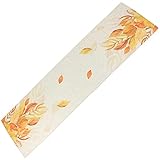 SIDCO Tischläufer Herbstblätter Herbst Laub Deko Tischband Tischtuch Läufer 40x150