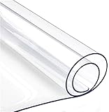 BANNBA Hochwertige transparente PVC-Büromatte;höher, Hitze, für Laptop zu Hause, Büro, Verschiedene Größen 70x130