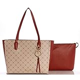 Nine West Women's Ring Leader Tote, Beige - Khaki Buff - Größe: M