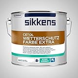 Sikkens Cetol Wetterschutzfarbe Extra BASE W05 Seidenmatt Weiß 10 L