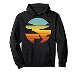 Bunny Retro Vintage 60er 70er Jahre Sonnenuntergang Kaninchen Säugetier Herren Pullover H