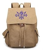 WANHONGYUE Fate Grand Order Anime Cosplay Rucksack Canvas Backpack Drawstring Schultasche Büchertasche Daypack/Hellb