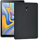 Verco Hülle für Samsung Galaxy Tab A 10.5 (2018), Schutzhülle Tablet Tasche Silikon Cover [T590 / T595], Schw