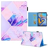 LMFULM® Hülle für Samsung Galaxy Tab A SM-T290 / T295 / T297 (8 Zoll) PU Lederhülle Smart Case mit Ständer Schutzhülle Flip Cover Tasche Bunt Q