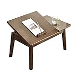 peiwen Fußboden Tisch Niedriger Tisch Japanischer Tisch Bett Computer Schreibtisch Couchtisch Fußboden Tisch Für Picknick Boden Tisch Für Essen Japanisch (Color : Brown, Size : 60 * 35.5 * 30cm)