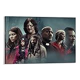 Poster aus der TV-Serie Show The Walking Dead, Staffel 10, moderner Druck, Kunstdruck, Schlafzimmer, Büro, Dekoration, Poster für Wanddekoration, Rahmen, 40 x 60