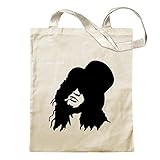 Kiwistar Rockmusiker Rockband Tragetasche Baumwolltasche Stoffbeutel Umhängetasche Langer Henk