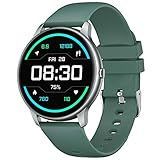 YAMAY Smartwatch für Damen Herren,1.28 Zoll HD Farbdisplay Fitnessuhr Smart Watch mit 13 Trainingsmodi,Fitness Tracker mit Pulsuhr,Schrittzähler,Hunderte von Zifferblättern,Anruf SMS SNS B