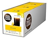 NESCAFÉ Dolce Gusto Caffe Crema Grande, XXL-Vorratsbox, 90 Kaffeekapseln, 100% Arabica Bohnen, feinste Crema und kräftiges Aroma, Blitzschnelle Zubereitung, 3er Pack (3 x 30 Kapseln)