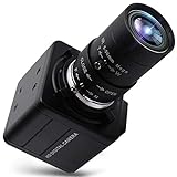 SVPRO 4K UHD USB-Kamera mit Zoom, 5–50 mm, 10-facher optischer Zoom, USB-Webcam, High-Definition, Mini-Kamera, verstellbare Brennweite, Kamera für Stativhalterung mit Sony IMX317 S
