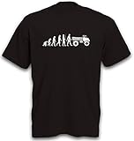 T-Shirt Evolution Unimog 406 Motiv Landmaschine Traktor Schlepper Trecker Truck Tractor Zugmaschine LKW Gr. L