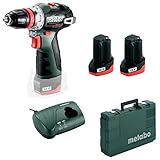 Metabo PowerMaxx BS BL Q 601749500 Akku-Bohrschrauber 12 V 2 Ah Li-Ion inkl. 2. Akk