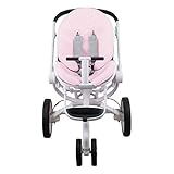 JANABEBE Sitzauflage für Quinny Moodd, Stokke, Cybex (Pink Sparkles)