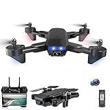 JHGF Drohnen für ErwachseneMini-Drohne mit 4K-UHD-Kamera, 22 Minuten Flugzeit WiFi FPV-Drohnen Quadcopter mit bürstenlosem Motor 1000 m Steuerbereich (1 Batterie)