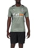 PUMA BMG Training Jersey wo Sponsor Laurel Wreath-puma Black-Elektro Green L