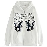 BAIXIAOCHI Damen Einfarbiger Pullover Kordelzug Hoodie Lang