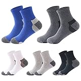 Fnho 5 Paar Baumwollsocken im Schlauch, Outdoor-Sportlaufsocken,Mixed B,Einheitsgröße,Neuheit Baumwolle Socken,Flauschig Stoppersock