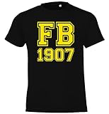 Kinder Jungen Mädchen T-Shirt Modell Fenerbahce - Schwarz 86/94 (2 Jahre)