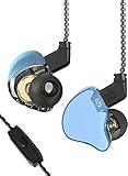CCZ Emerald In-Ear-Monitor-Kopfhörer, Yinyoo HiFi Stereo in Ear Earbuds DD+BA Kopfhörer, Over-Ear-Headset IEM mit 2-poligem abnehmbarem OFC-Kabel, Geräuschunterdrückung, Sport-H