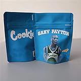 Cookies California Mylarbag- Gary Payton - 20 STÜCK mit Stickern -Leere Verpackungen für Kekse, Süßigkeiten,