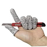 5 Stücke Anti-Cut Finger Cots Level Cut Resistant Sicherheit Handschuhe Für Küche, Arbeit, Skulptur Picker Fingersp