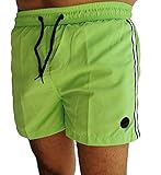 American People 2chilly Badeshort Bade Short Replay Aktion (neon grün, M)