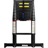 ALDORR Professional 5,20M Teleskopleiter aus hochwertigem Aluminium | Mehrzweckleiter | Belastbarkeit bis zu 150kg | Soft-Close-System | Opti-Grip | Sicher und zuverlässig (EN131)