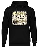 Uglyshirt89 Ostkult Kapuzenpullover | Simson Schwalbe - s51 - s50 Pullover - Simson Hoodie Herren - Logo - Ossi - Moped (M)