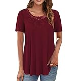 Tshirt Herren lügenpresse t-Shirt Aesthetic kinderkleidung Pullover Basic Langarmshirt Damen zesica t - Shirt mädchen Teenager rojava Onesie Damenmode Herren tischsets abwaschbar(Rot,M)