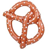 Gcxzb Schwimmreifen Schwimmring 140 cm riesige Float luftmatratze Riese aufblasbare brezel clircle Party Pool Float Spielzeug Schwimmen Ring für Erwachsene Kinder (Color : Brown, Size : A)