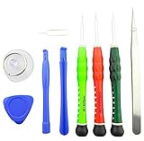 ToKa-Versand® - 9in1 Reparatur Werkzeug Set Öffnungswerkzeug und Hebelwerkzeug [Toolwerkzeug] für iPhone 4 4S 5 5C 5S SE 6 6S 7 & 7 Plus 8 sowie Nintendo Switch Wii U DS Lite GBA SP 2DS 3DS New XL