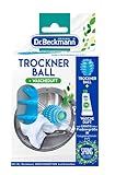Dr. Beckmann Trocknerball, für frische und kuschelig-weiche Wäsche, mit Wäscheduft befüllbar, inklusiv Gratis-Probe Wäscheduft Spring (1 Ball + 50 ml)