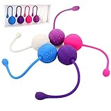 YCGLX Liebeskugeln, Beckenbodentraining, Shilfe Kugeln, Beckenbodentrainer, Blasenkontrolle, BeckenbodenüBungen Beckenbodenmuskelt Inkontinenz Vaginalmuskulatur FüR Frauen, Silikon Kegel Ben Wa B