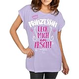 Spaß kostet Longshirt Damen weit geschnitten Prinzessin LECK Mich AM Arsch Größe XS - 5XL