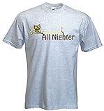 Wigan Casino All Nighter Owl T-Shirt, grau, XXL