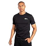 SMILODOX Herren T-Shirt Marshall - Slim fit Kurzarm Oberteil mit Rundhals, Größe:S, Color:Schw