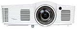 Optoma GT1080e Kurzdistanz DLP Projektor (Full HD, 3000 Lumen, 25.000:1 Kontrast,3D)