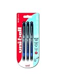 uni-ball 153486449 UM-153S Signo Impact Gelschreiber mit gummiertem Griff, fälschungssicher, 1 mm breite Spitze, 3 Stück b