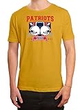 Patriots 1959 New England Pats Football An Jedem Verdammten Sonntag Super Bowl Premium T-Shirt Herren Herrenshirt, Größe:S, Farbe:Gelb (Gold L190)