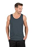 Trigema Herren Top Trägershirt 636401, Grau (anthrazit), M