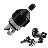 Starny Multifunktions-Luftpumpenventiladapter Aufblasbarer SUP-Schrader-Ventiladapter Zubehör Luftpumpenkonverter für aufblasbare Kajakboot-Floßpump