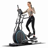 Hop-Sport Ellipsentrainer HS-160CF Stage Elliptical Crosstrainer für Zuhause, 24 kg Schwungmasse, inkl. Unterlegmatte, belastbar bis 150 kg
