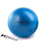 Pezzi Ball Maxafe 65 cm niebieski wraz z oryginalną pompką do piłki pezzi piłka gimnastyczna piłk