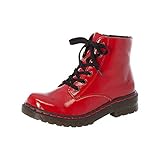 Rieker Damen 76240 Mode-Stiefel, rot, 38 EU