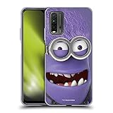 Head Case Designs Offiziell Offizielle Despicable Me Boese Minions Volles Gesicht Soft Gel Handyhülle Hülle kompatibel mit Xiaomi Redmi 9T