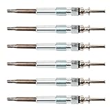 Yctze 6pcs Metall-Diesel-Glühkerzen für 3 5 6 7 Serie X3 X5 X6 30 d 35 35d Diesel Heizung Glühkerzen Diesel Heizung Glühkerzen Heizungsstecker Glühkerzen Diesel Stecker für Metall Diesel Heizung Glühk