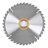 STIER Kreissägeblatt Profi Holz, 216 x 2,4 x 30mm, -5° neg. Spanwinkel, 40 gehärtete Zähne, W