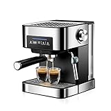 ZZABC KFJJYDQ Espressomaschine Halbautomatische Expresso-Maschine Kaffee-Pulver Esp
