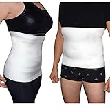 Nierenwärmer für Männer & Frauen - Weicher Nierenwärmer zur Rückenunterstützung, Bauchbinde zur Nierenunterstützung & Rückenschmerzen, Lendenstützgürtel für das Training (Small, Laine 43%)